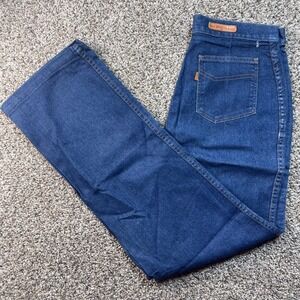 Vintage Levi's Men's 30x30 USA Made Jeans Blue Denim Leather Patch Straight